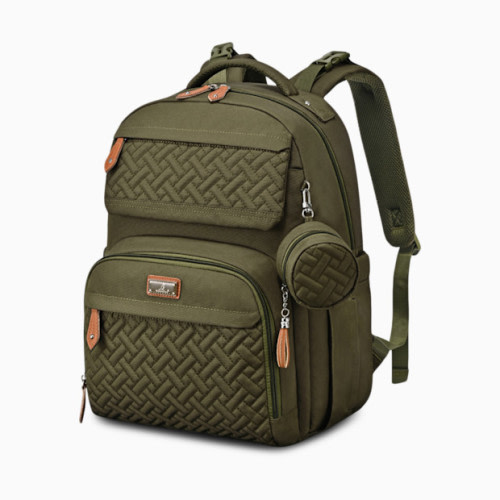 Travel Diaper Bag Backpack - Army Green
