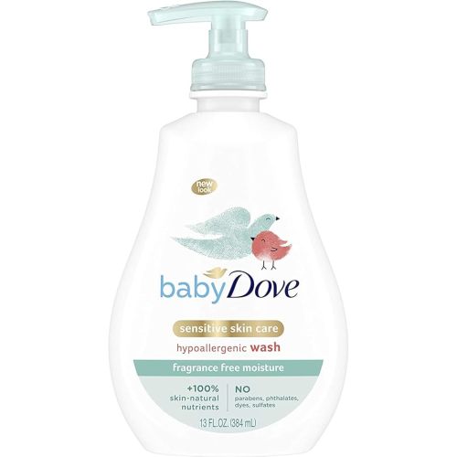 Dove Baby Tip To Toe Wash 13 Ounce Sensitive Pump (384ml) (2 Pack)