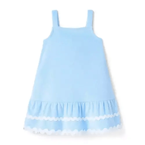 Dewdrop Terry Ric Rac Trim Dress - Janie and Jack