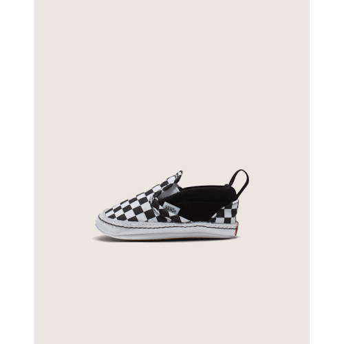 Infant Slip-On V Crib Checkerboard Shoe in Checkerboard Black / True White | Vans