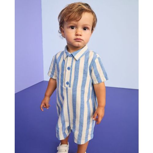 Baby Linen Romper