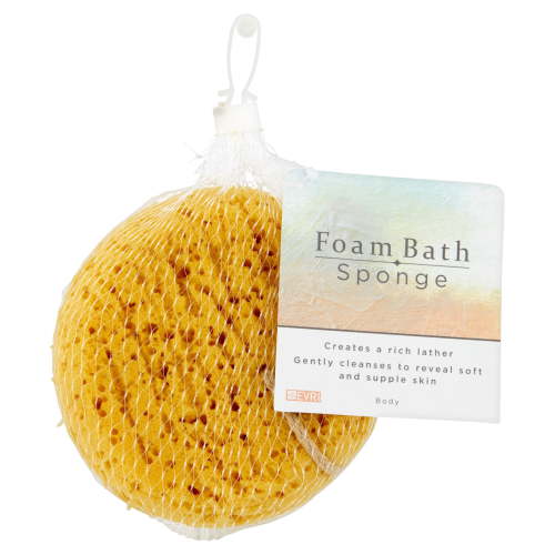 Evri Delicate Soft Scrub Foam Bath Sponge for Bathroom Skin Renewal