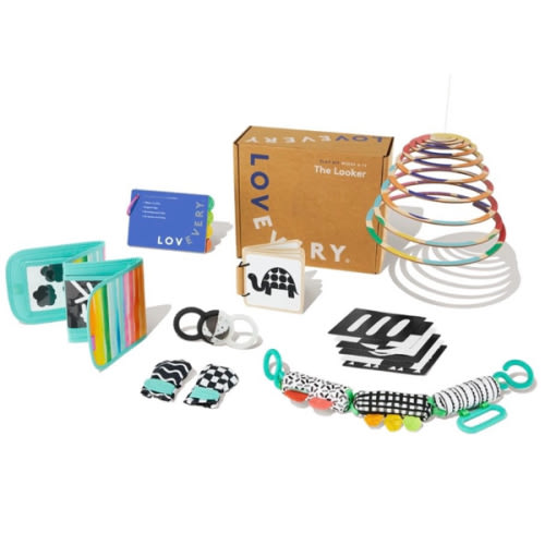 The Looker Play Kit | Toys for Newborn to 12 Week Olds | Lovevery
