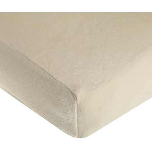 American Baby Company Heavenly Soft Chenille Fitted Crib Sheet 28" x 52", Warm and Cozy Neutral Chenille Sheet, Cream, for Boys and Girls, Fits Crib and Toddler Bed mattresses