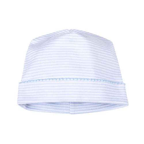 Magnolia Baby Mini Stripes Hat - Blue, Size: 3 Months