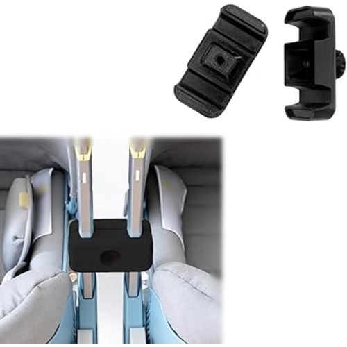 Double Stroller Adapter for Doona Stroller, Convert Two Single Bassinets to Side-by-Side Sleeper, Secure Locking System, Portable Travel Bed Extension