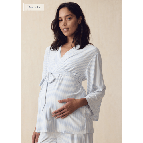 LAKE | DreamModal® Pajamas | Fog Maternity Kimono Bundle