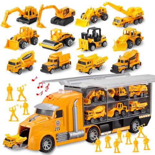 Joyin 25 in 1 Kids Construction Truck Toy Set with Sounds and Light | Wayfair