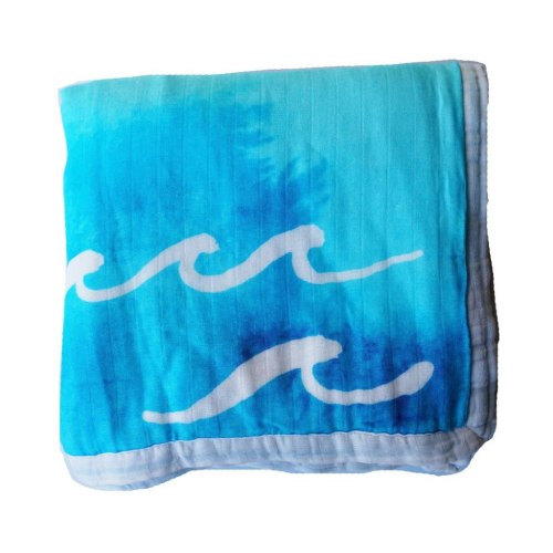 Nalu Baby Quilt - Coco Moon Hawaii - Size: 47" x 47"