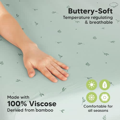 Pack and Play Sheets Fitted 2pk Mini Crib Sheet Pack N Play, Bunnies