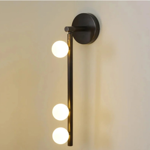 Wall Sconce, Brass Glass Tube Light | Vakkerlight