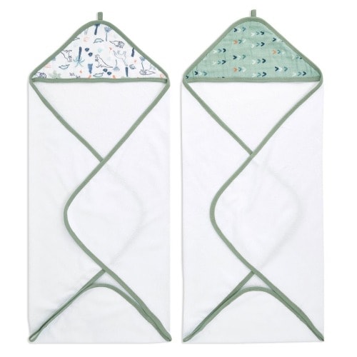 Dinotime Hooded Towel | aden + anais