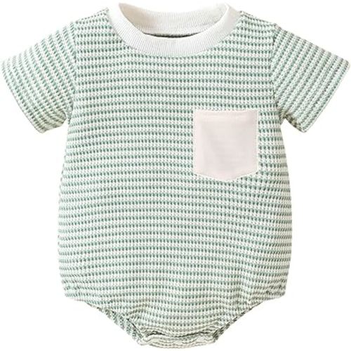 Baby Sweatshirt Romper Boy Girl Waffle Knit Long Sleeve Striped Romper Oversized Sweater Newborn Fall Winter Clothes