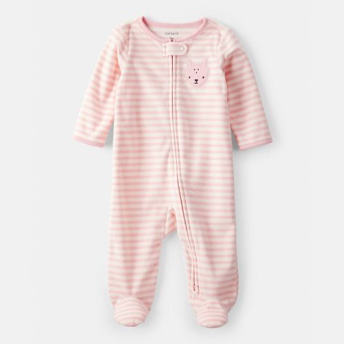 Baby Girl Carter's Deer Loose Fit Long-Sleeve Sleep & Play Pajamas