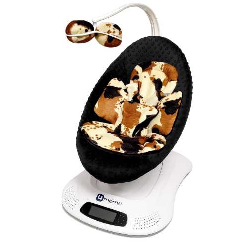 HandMade Mamaroo Rockaroo 4mom Insert Cover for Newborn Infant  Swing Replacement Toy Balls Liner Swing Brown Cow Pony Minky Baby Girl Boy