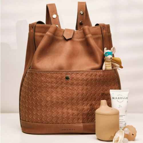 JOSEFINA BACKPACK BROWN Braided