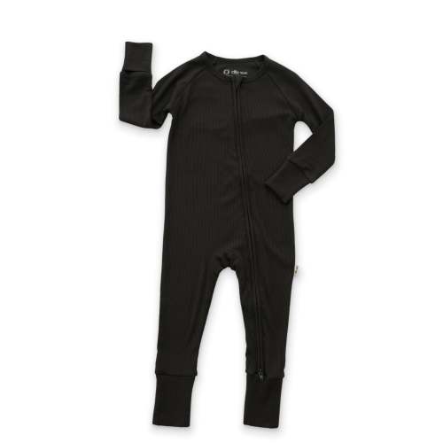 Onyx Zipper Romper