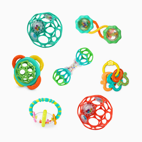 Bright Starts Soothers & Shakers 7-Piece Baby Toy Gift Set
