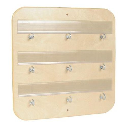 Kaplan Early Learning Wooden 9 Hook Pacifier Holder