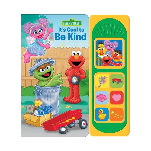 Sesame Street It's Cool to Be Kind Sound Book with Elmo - by Erin Rose Wage (Board Book)
