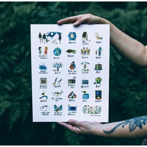 ABCs of Life Art Print – Little Truths Studio