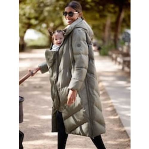 Seraphine Green 3-In-1 Long Chevron Puffer Maternity Coat from Next USA