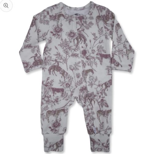Western Daydream Rose Folding Feet Jammies – Cowkid Clothing Company