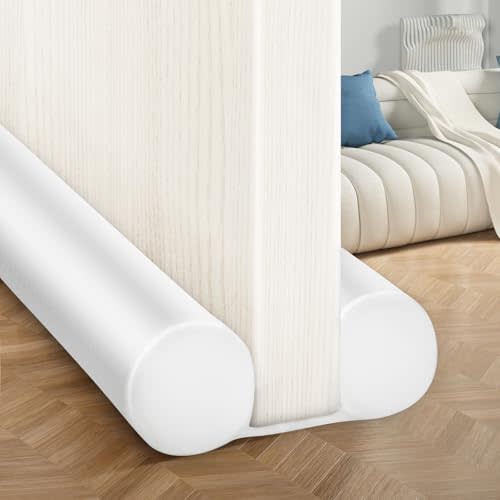 MAXTID Under Door Draft Stopper Cold Air Blocker, Large Doors Seal 36" | Gap Filler Bottom of Doors Adjustable 30" 32" 34" Weather Stripping Blocker Interior Front Door Sweep Bedroom Must Have