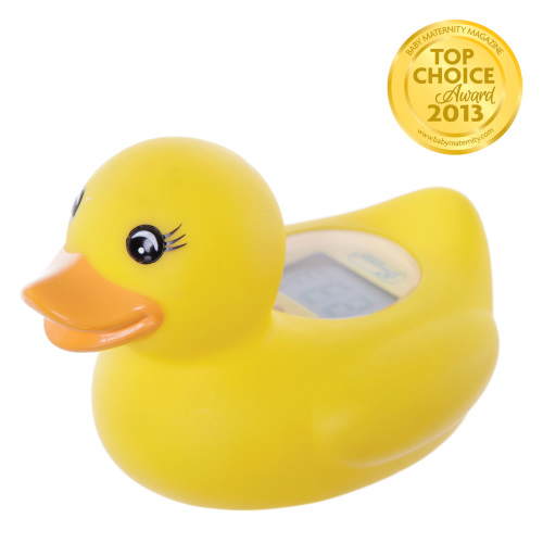 Dreambaby Room and Bath Baby Thermometer Safety Toy- Model L321 - Reliable Temperature Readings - Yellow Duck