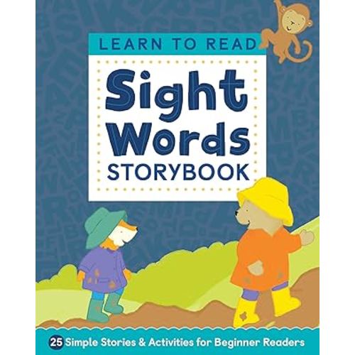 Learn to Read: Sight Words Storybook: 25 Simple Stories & Activities for Beginner Readers