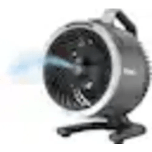 Shark - FlexBreeze HydroGo Fan, Ultra-powerful portable fan, Indoor & Outdoor Mist - Gray