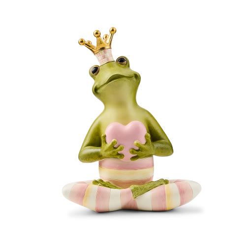 Rosy Fergal the Frog with Heart Decor