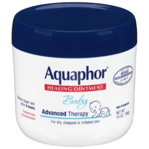 Aquaphor Baby Healing Ointment Advanced Therapy Skin Protectant for Chapped or Dry Skin, Drool Rash and Diaper Rash Ointment, 14 Oz Jar