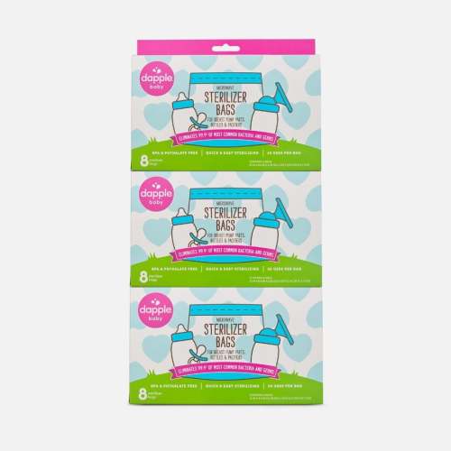 Dapple Baby Microwave Sterilizer Bags, 8 ct. (3-Pack)