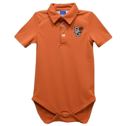 Bowling Green St. Falcons Vive La Fete Infant Polo Bodysuit - Orange