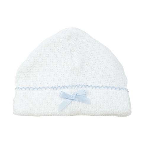 Paty Knit Saylor Beanie - NO BOW - Blue