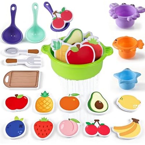 Toddler Bath Toys for Kids Ages 4-8, Mold Free Foam Bath Toys Toddlers 2-4