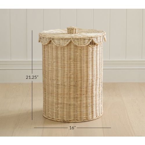 Palmer Scalloped Hamper