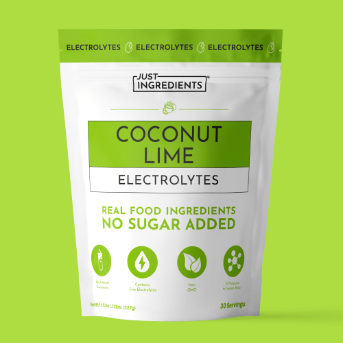 Coconut Lime Electrolytes — 30-Serving Hydration Mix | Just Ingredients