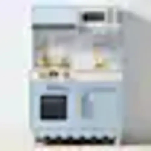 Best Choice Products - Pretend Play Cottage Kitchen Wooden Toy Set for Kids w/ 5 Accessories, Oven - Sage