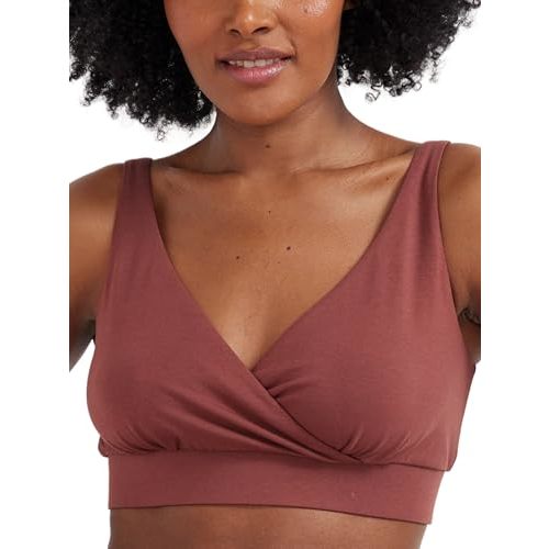 HATCH The Dream Feed Nursing & Sleep Bra, Stretchy & Wireless with Crossover Pull-Down Design for Breastfeeding