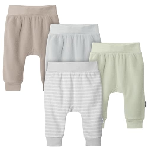 Gerber Unisex Baby 4-Pack Microfleece Pants