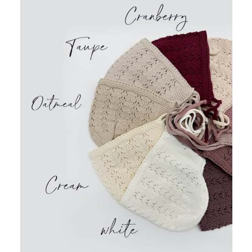 Jamie Knit Bonnet – Olive and Cradle