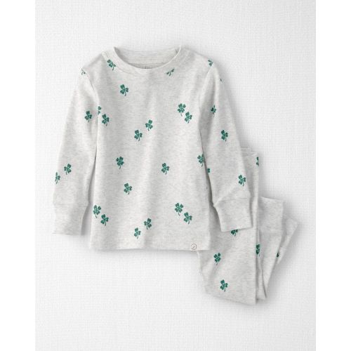 Baby Organic Cotton Pajamas in Lucky Clovers Print - Little Planet | Carter's