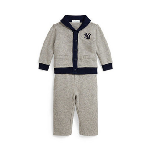 Baby Boys' Vintage Yankees Fleece-Knit Cardigan and Pants, 2-Piece Set