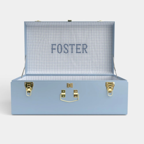 Grand Trunk - Light Blue - Picnic in Blue / Embroidery