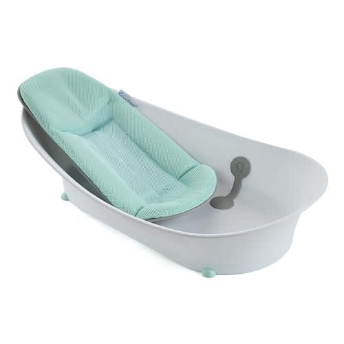 New Contours Oasis 4-in-1 Comfort Cushion Infant Bathtub and Baby Bathtub (Blue/White)