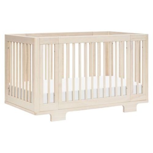 Babyletto Yuzu 8-in-1 Convertible Crib with All-Stages Conversion Kits - Washed Natural