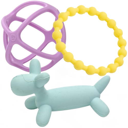 WeeSprout Teethers for Baby, Silicone Toys for Infant Teething