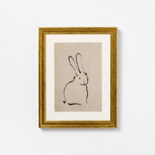 14"x18" Bunnies Framed Art - Threshold™ designed with Studio McGee